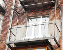 вынос балкона по плите в Оренбурге